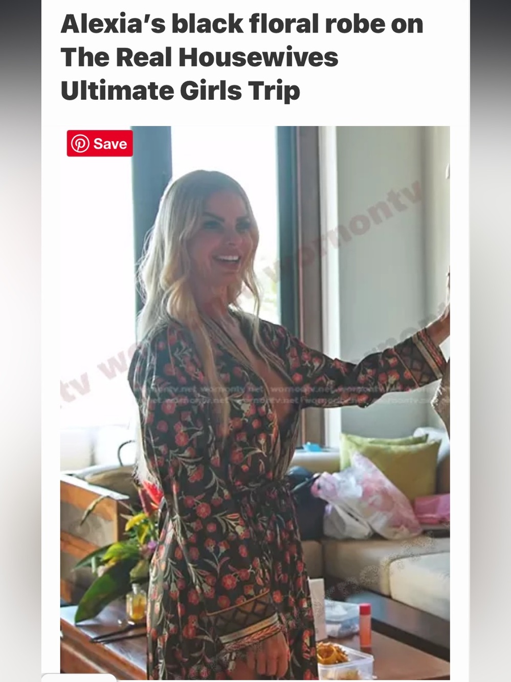 Free People Intimately Pajama Party Robe NWT (As Worn On TV) - Picture 5 of 8